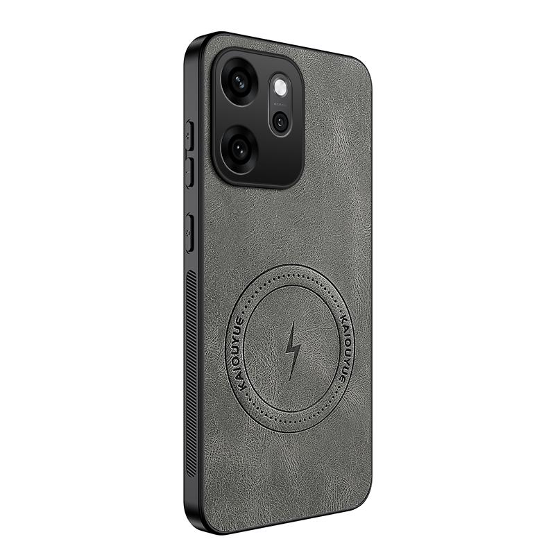 For OPPO Reno 14 Luxury Magnetic Wireless Charge Case For OPPO Reno 14 Pro Shockproof Matte Leather Back Cover Reno 14 F Shell