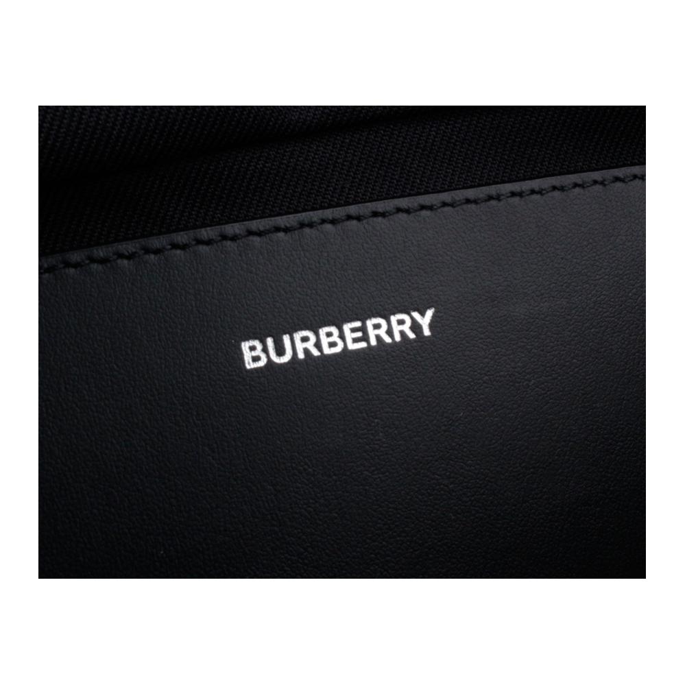 Burberry Sony Karomuster Reißverschluss Canvas Hüfttasche Medium Herren Hüfttasche Marineblau 80840611