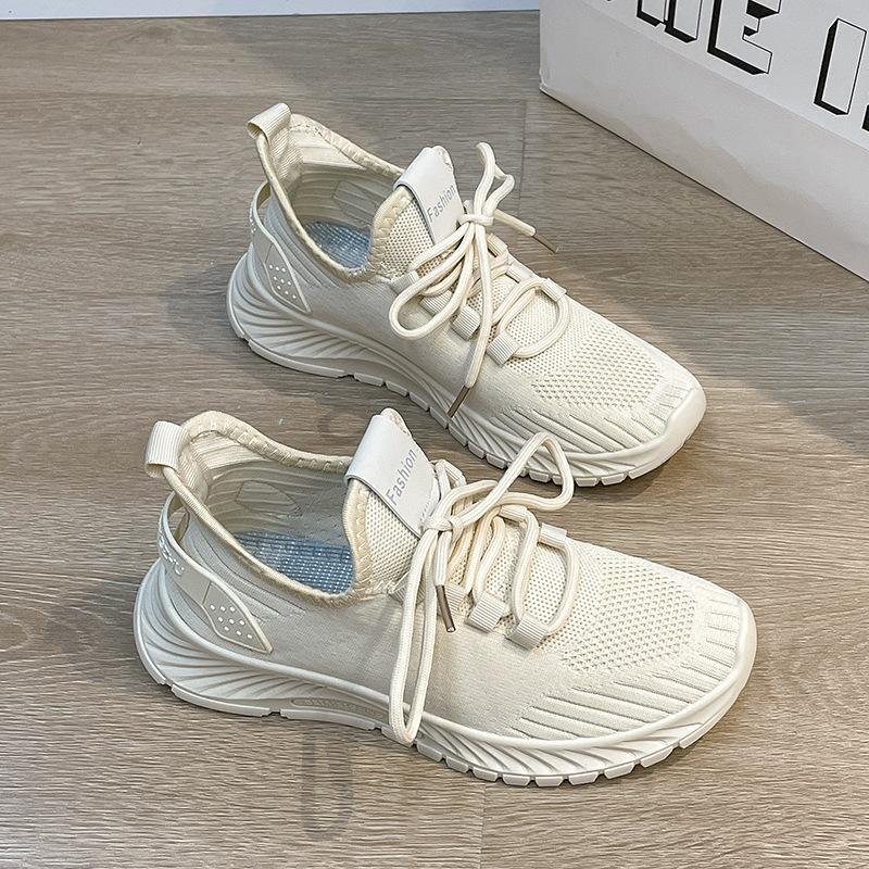 

Кроссовки Flying плетеные сетчатые женские весна, лето и осень 2025 новые дышащие и универсальные повседневные и легкие кроссовки с мягкой подошвой 40