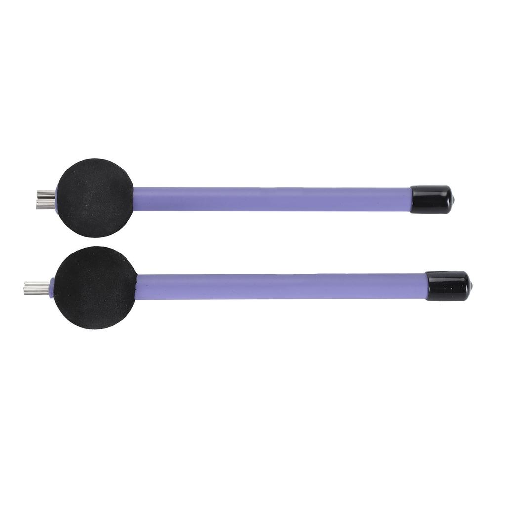 2PCS Drum Brushes High Carbon Steel Wire Brush Retractable Drumstick Brush Set for Percussion