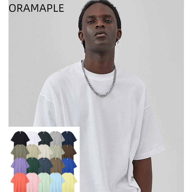 

Модная хлопковая мужская свободная футболка больших размеров с короткими рукавами