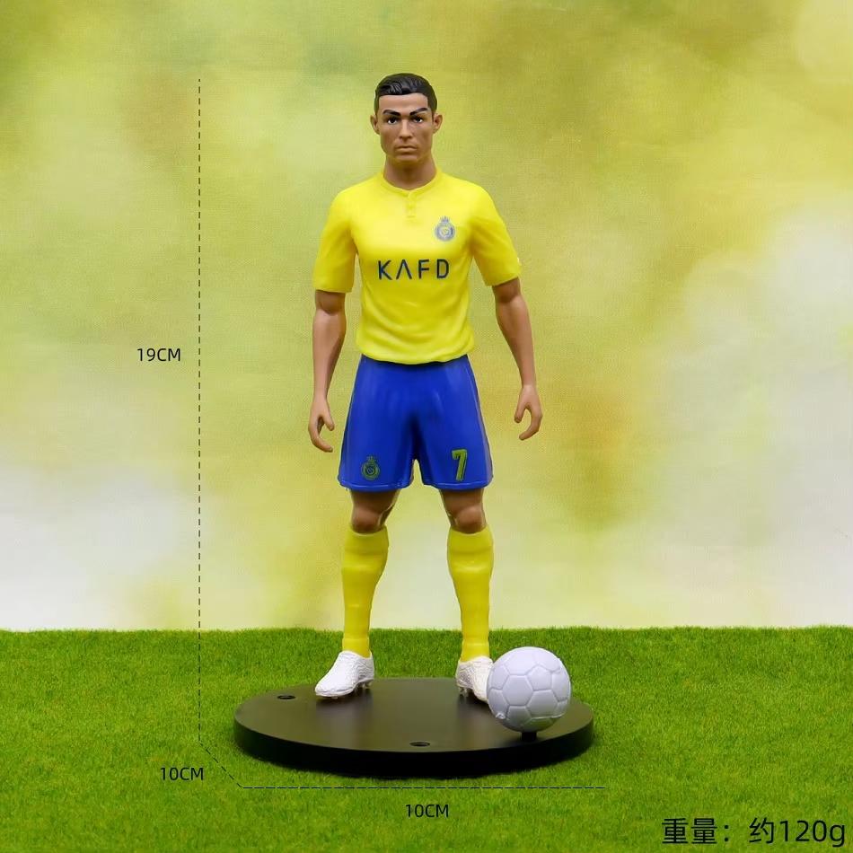 Model Car Accessories New Football Star FIFA C.Ronaldo Messi Mbappe Number 10 Jersey Desktop Dolls Ornament Football Fans Gifts