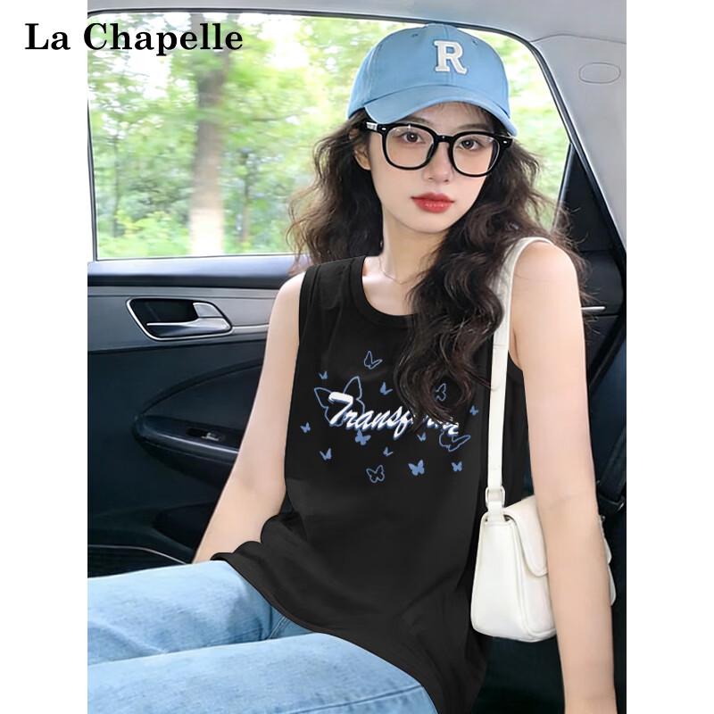 La Chapelle Women s  Wonderful Butterfly  Cotton Sleeveless Tank Top 2XL