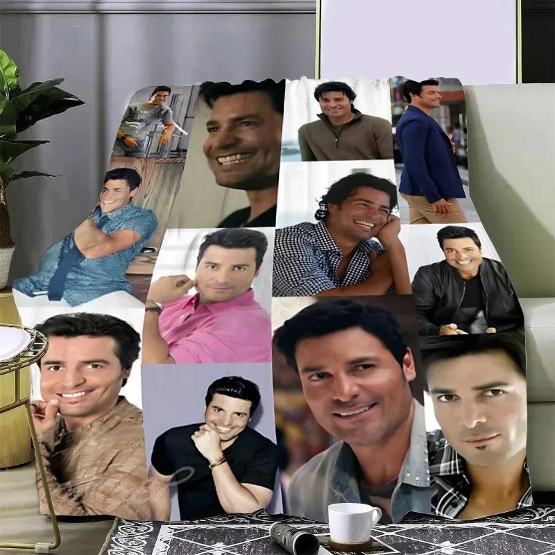 Chayanne Puerto Rican Latin Pop Printed Blanket Picnic Blankets Warm Soft and Comfortable Blanket Home Travel Birthday Gift
