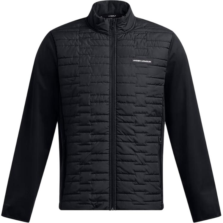 

Under Armour Solid Color Zip Collar Jacket Men Jackets Black 1385829-001 M