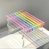 Acrylic Rainbow Transparent Stool - Nordic Style Entryway Shoe Bench, Creative Home Use for Bedroom and Balcony Furniture Bench