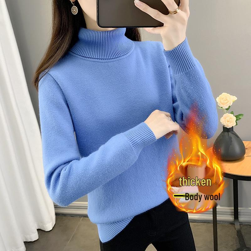 2025 Women's Plus Size Velvet Sweater: Cozy, Thick, Slimming Autumn/Winter Top