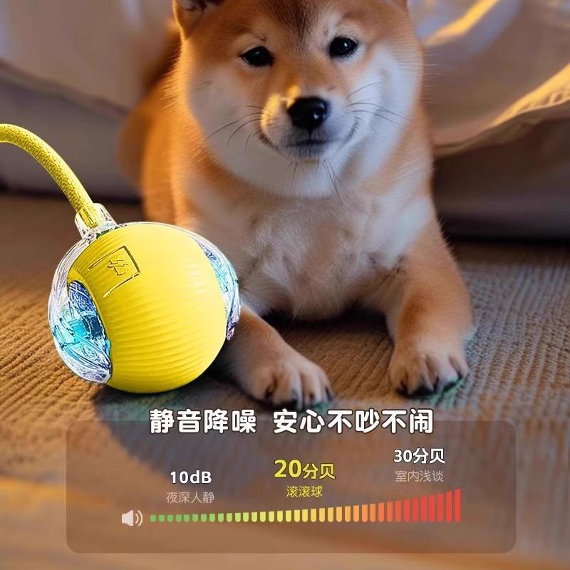 Automatic Interactive Smart Bouncing Ball Bite Resistant Self Entertainment Pet Toy For Dogs