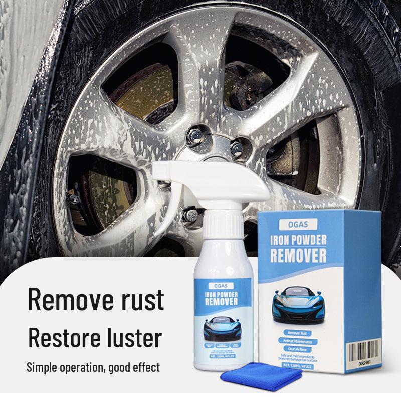 Rust & Stain Remover for Car Paint & Metal, Dissolves Iron Powder & Spots