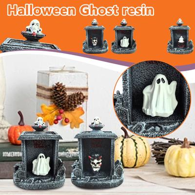 Halloween  Festival Pumpkins Skeleton Decoration Ornaments Skulls  Resin Crafts Small Ornamentsn