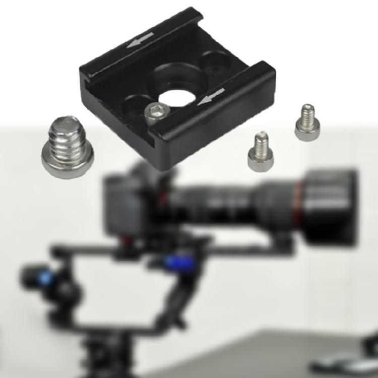Universal Cold Shoe Mount Adapter Base Standard 1/4 Screw Hole Cold Shoe Adapter Base Mount for Fill Light Microphones