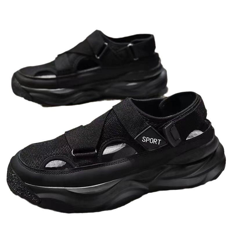Men's New Breathable Thin Shoes Fashion Men's Casual Sandals Outdoor Non Slip Beach Sandals Male Platform Sandalias