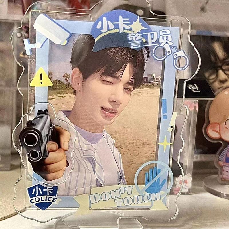 Arylic Photocard Holder 3 Inch Kawaii Photo Frame Picture Protector Card Case Idol Star Photo Binders Photo Packaging Supplies