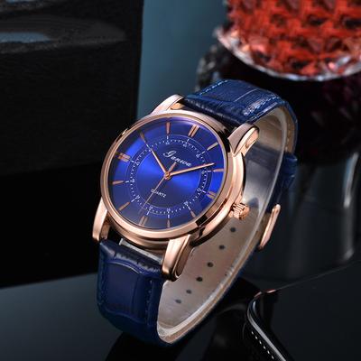 Luxury Men's Quartz Watch Male Business Wristwatch Stylish Comfort Leather Strap Versatile Timepiece For Work Leisure Activities