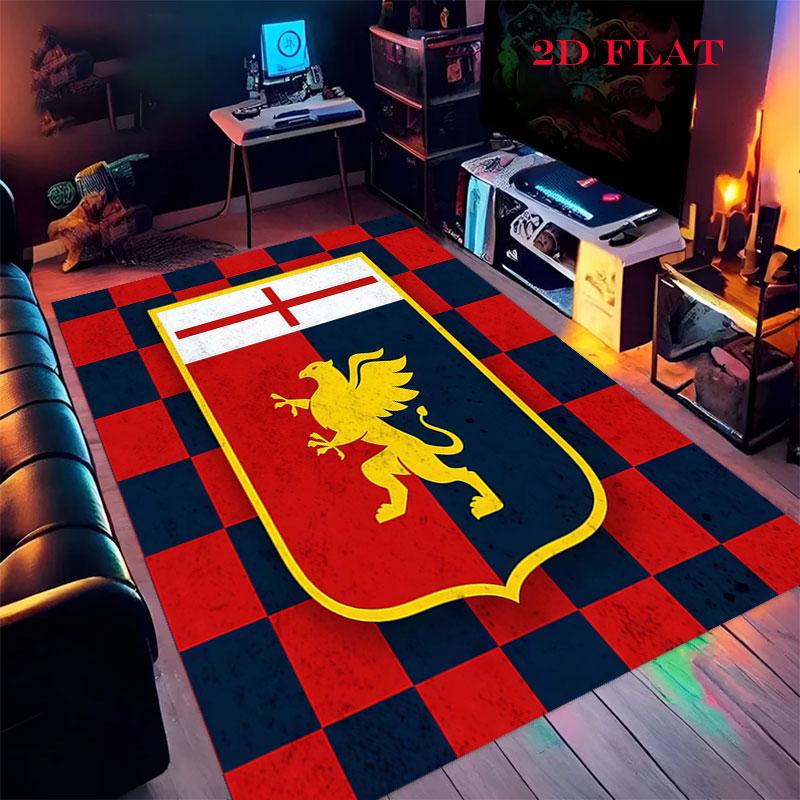 Genoa Poster Carpet Rug for Living Room Bedroom Home Sofa Decoration,Kids play Nonslip Floor Mat
