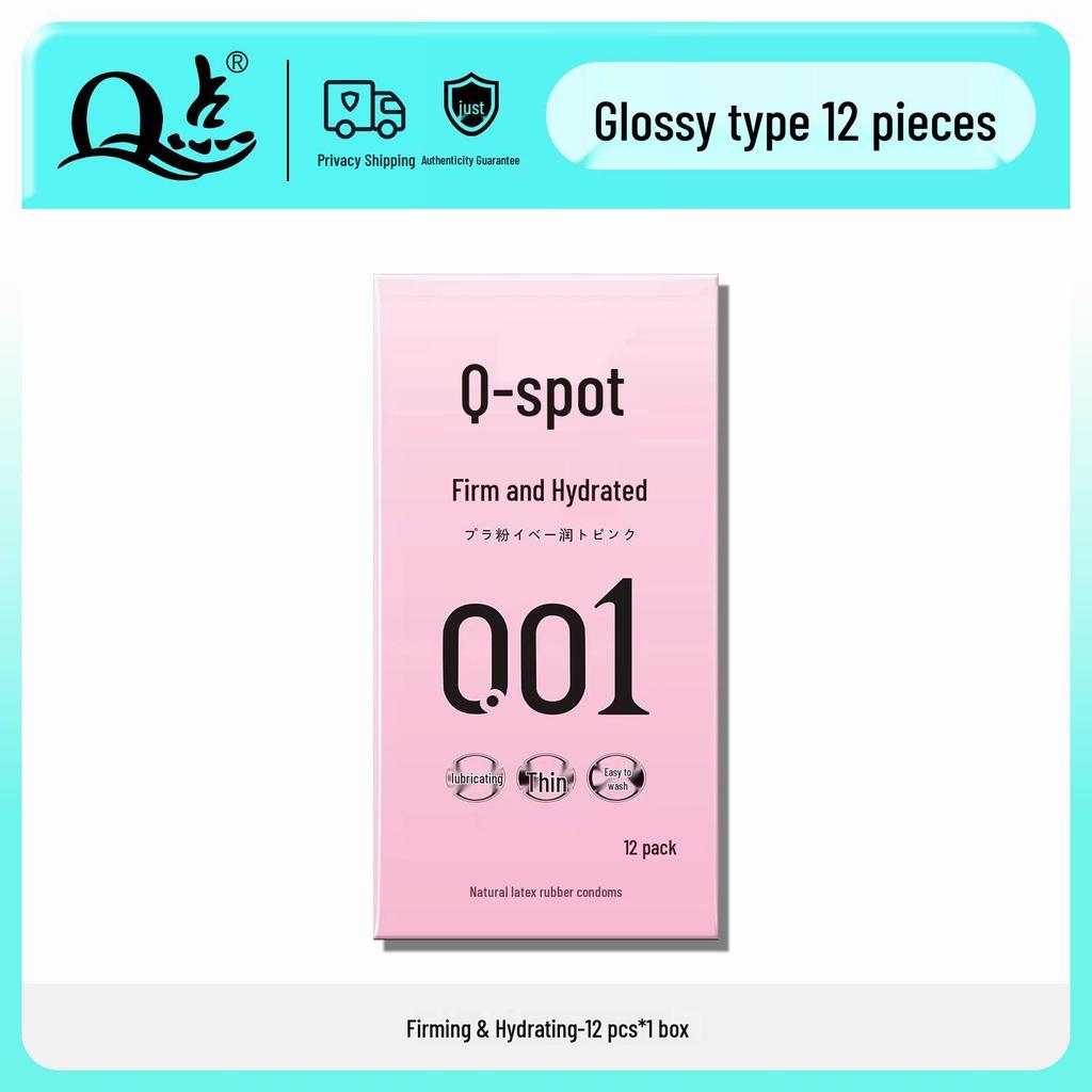 Q Point Ultra-Thin Lubricated Condoms - 10 Count Moisturizing & Safe for Adult Family Planning