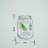 Mini Emotional Pickle Resin Keychain Vegetable Positive Cucumber Pendant Key Ring Charm Gift