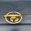 Messing Armillarsphäre mit Pfeil Nautisches Astrolabium Geschenk Tischdeko Marine Armillarsphäre 22,86 cm