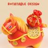 Zodiac Horse Ornaments Handcrafted Year Of The Horse Resin Cartoon Horse Statue Diy Craft