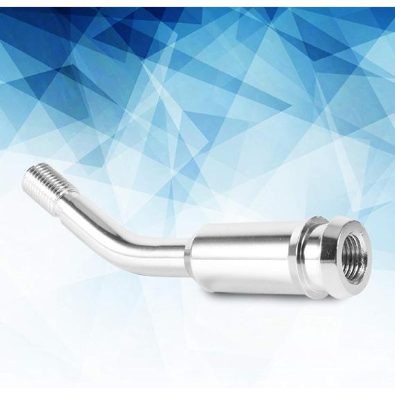 Gear Stick Extender, 5inch Shift Knob Gear Shifter Stick Lever Bend Extension Shift Knob Extender for T4 Silver