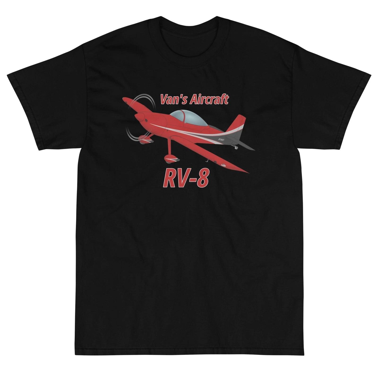 

Flyboy Toys Van s Aircraft RV-8 Airplane T-Shirt - Personalized with Your N# S
