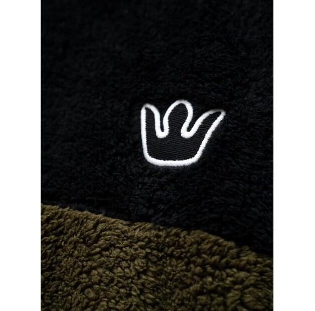 Толстовка Jigga Wear Sherpa Распашная Полупол Флис Медведь Мужская Оверсайз