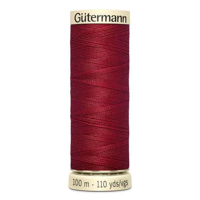 Fil à coudre 100% polyester Gutermann 1 Bobine - Att 367 - rouge cerise
