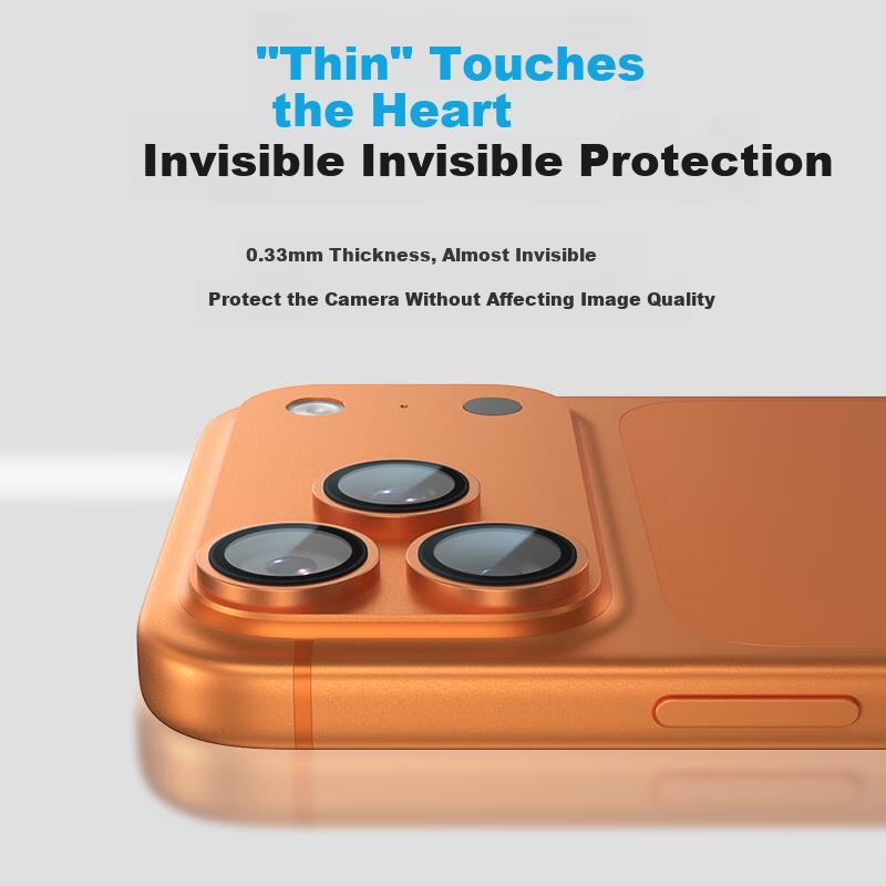 Camera Lens Film for Apple 17 Pro Max, iPhone 17 Pro ReCamera Film, 99% Light Transmission High Definition Mobile Phone Protection Film, Blue