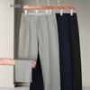 Romon Men's Lyocell Linen Straight Casual Pants