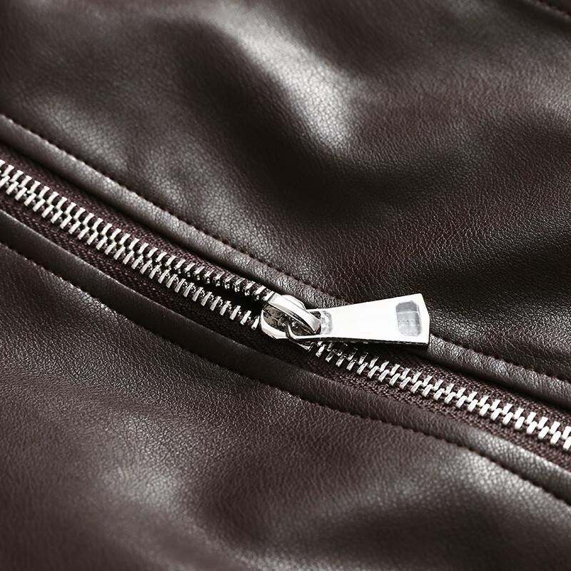 Tatu Women's Autumn/Winter Slim-Fit Lapel PU Leather Jacket