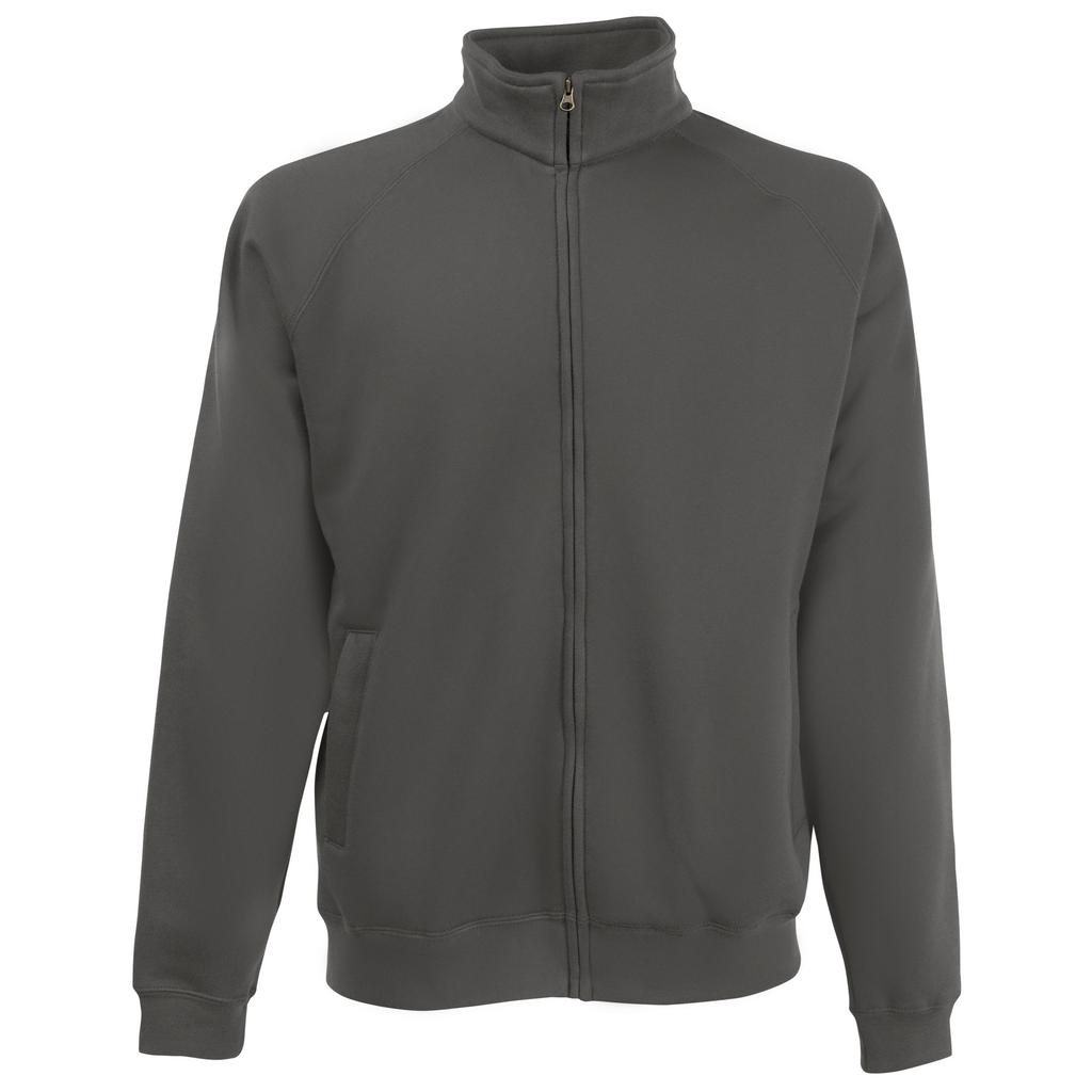 FRUIT OF THE LOOM Mens Full Zip Sweat Jacket