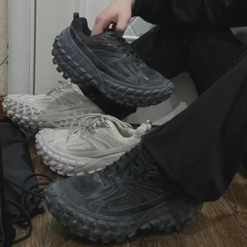 2023 Trendy Dámské Dad Sneakers: Prodyšné, S tlustou podrážkou, Volnočasové sportovní boty