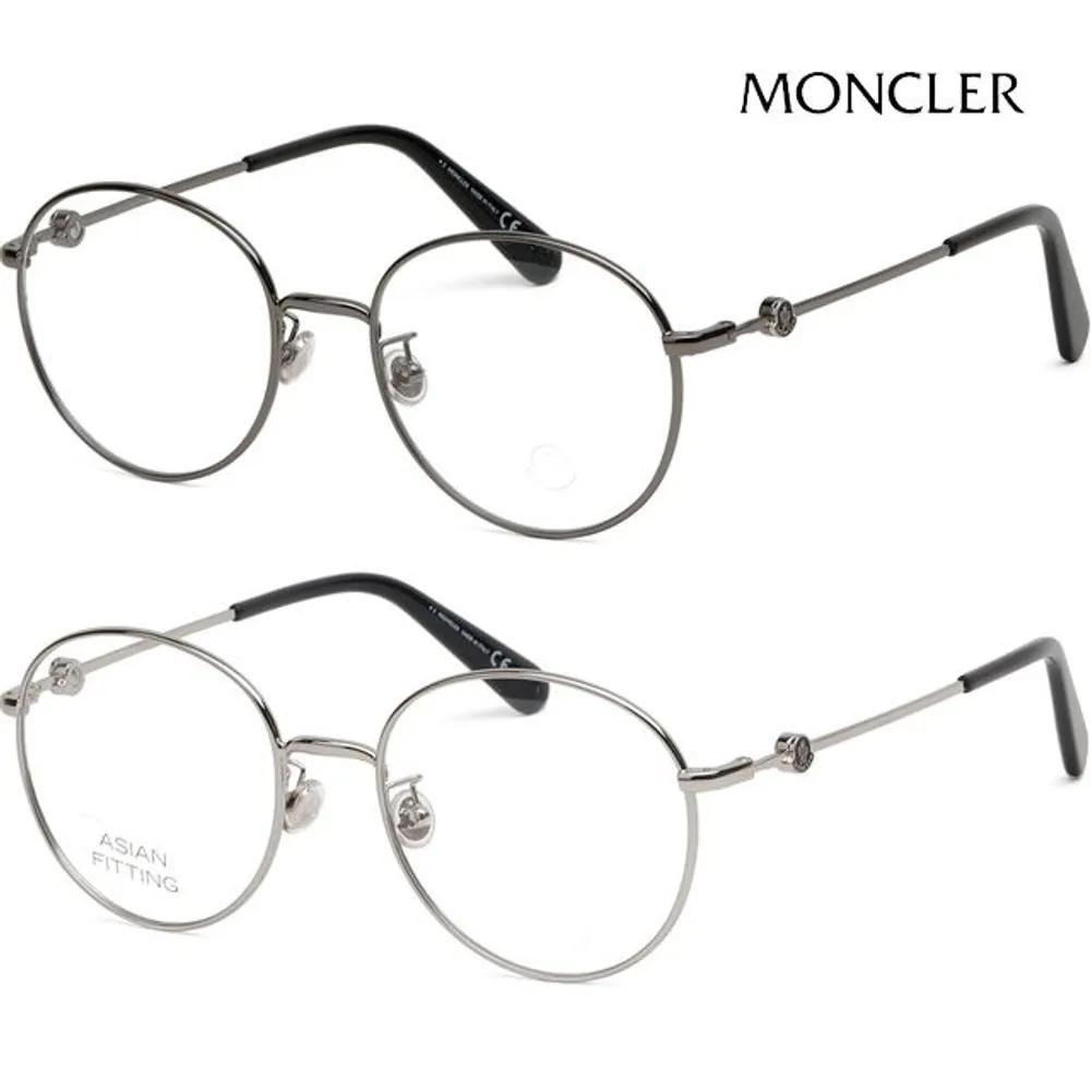 

Moncler ML5138D Round Metal Silver Frame Glasses Retro Fashion ML5138-D-016