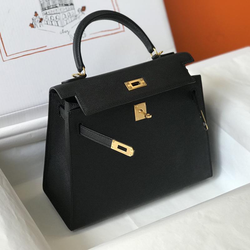 Bolsa Kelli couro nova moda verão versátil bolsa de ombro diagonal toque premium portátil bolsa de ombro