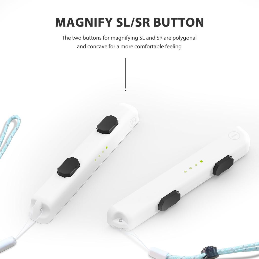 Pánt Kompatibilis Switch Joycon Pánt Csuklópánt Csere Támogatja Állítható Fekete Kicsi D.Gruoiza 4 db Szorosság, & Fehér,