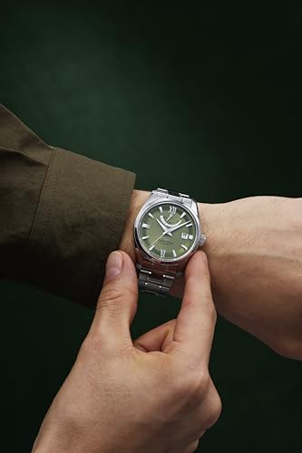 Orient Star RK-AU0107E Men's Automatic Watch, Contemporary Date, Mechanical, Made in Japan, with 2-Year Manufacturer's Warranty, Green