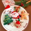 Christmas Plush Brooch: Cute Holiday Decoration Doll Badge for Gift Bags and DIY Projects