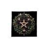 Star Plant Pattern Astrology Tablecloth Altars Cloth Square Divinations Card Table Cloth Witchcrafts Deck Cloth