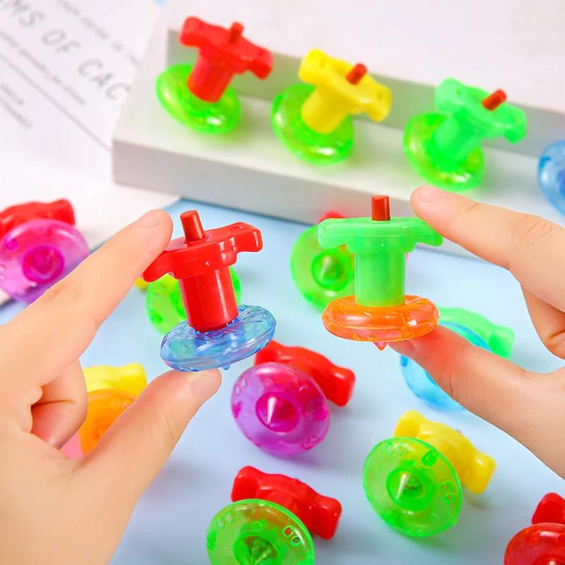 10 Stück Mini Torsions-Speed-Kreisel Kreiselspielzeug Kindergeburtstag Mitgebsel Klassenzimmer Belohnungen Weihnachtsgeschenk