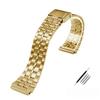 For Casio A158 / A159 / A168 /A169 /B650 /AQ230/ 700 Classic Small Square Silver Block  Metal Strap Fine Steel  Watchband 18mm