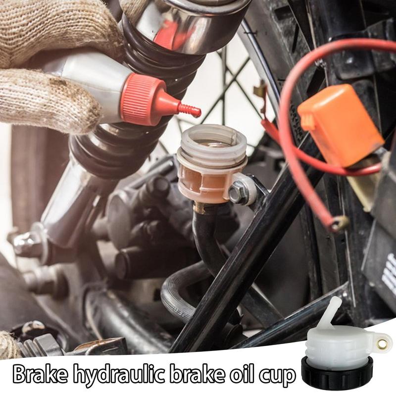 Brake Fluid Reservoir Tank Universal Motorcycle Rear Brake Clutch Tank Reservoir Cup Lightweight And Heat Resistant Rear Brake