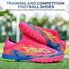 TF Football Shoes with PU Fabric Upper, Rubber Sole, Wear-resistant and Anti Slip Training Football Boots