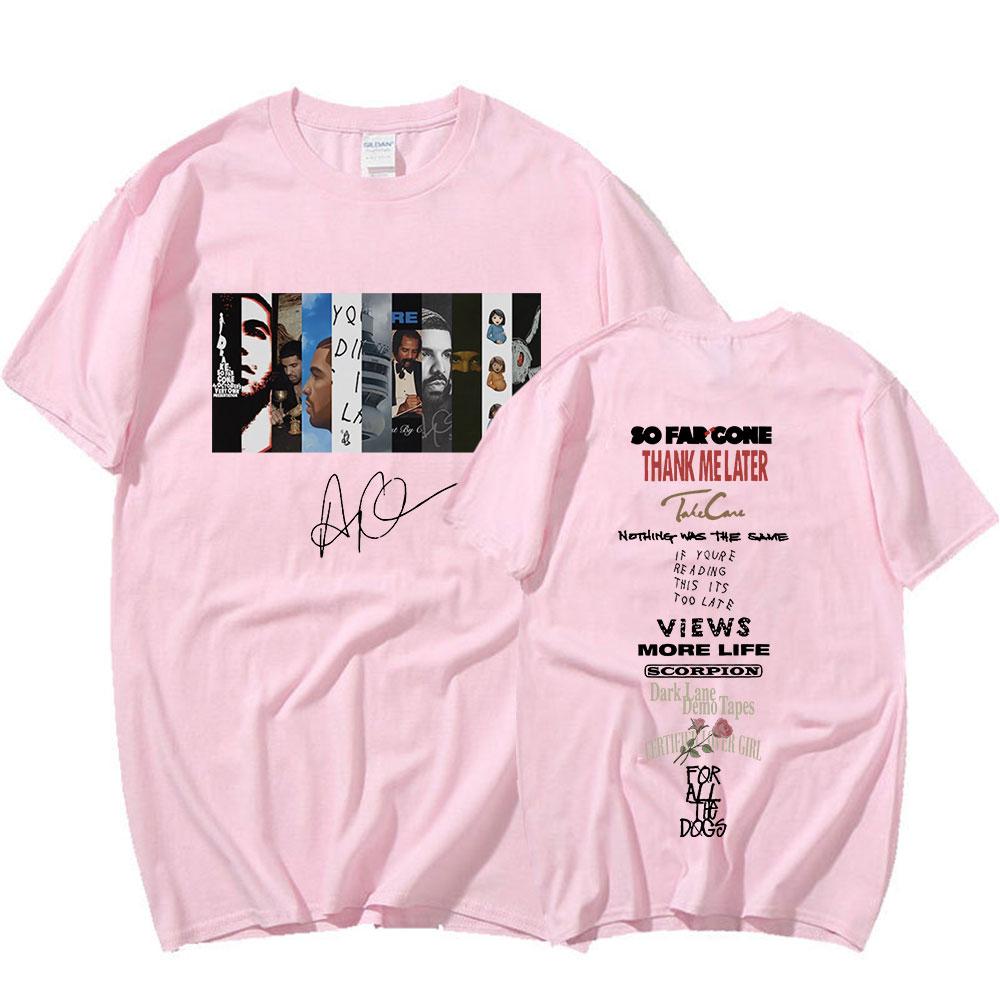 Rapper Drake Music Album Graphic T Shirt Unisex Women Hip Hop Vintage Aesthetic Short Sleeve Oversized Tshirts Harajuku Streetwear