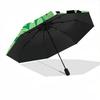 1pc Cat Jungle Fashionable Automatic Opening/Closing Folding Umbrella with 8 Bones, Windproof Portable, Daily Use069
