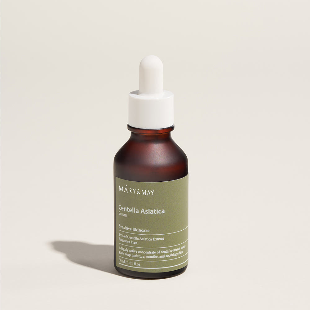 MARY&MAY Centella Asiatica Extract Serum 30ml / 80ml Soothing Hydrating Sensitive Skin Care