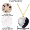 Brazilian Agate Love Heart Power Stone Necklace for Women [KOAI]