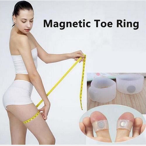 Pair Toe Ring - Transparent White - Comfortable - Slimming