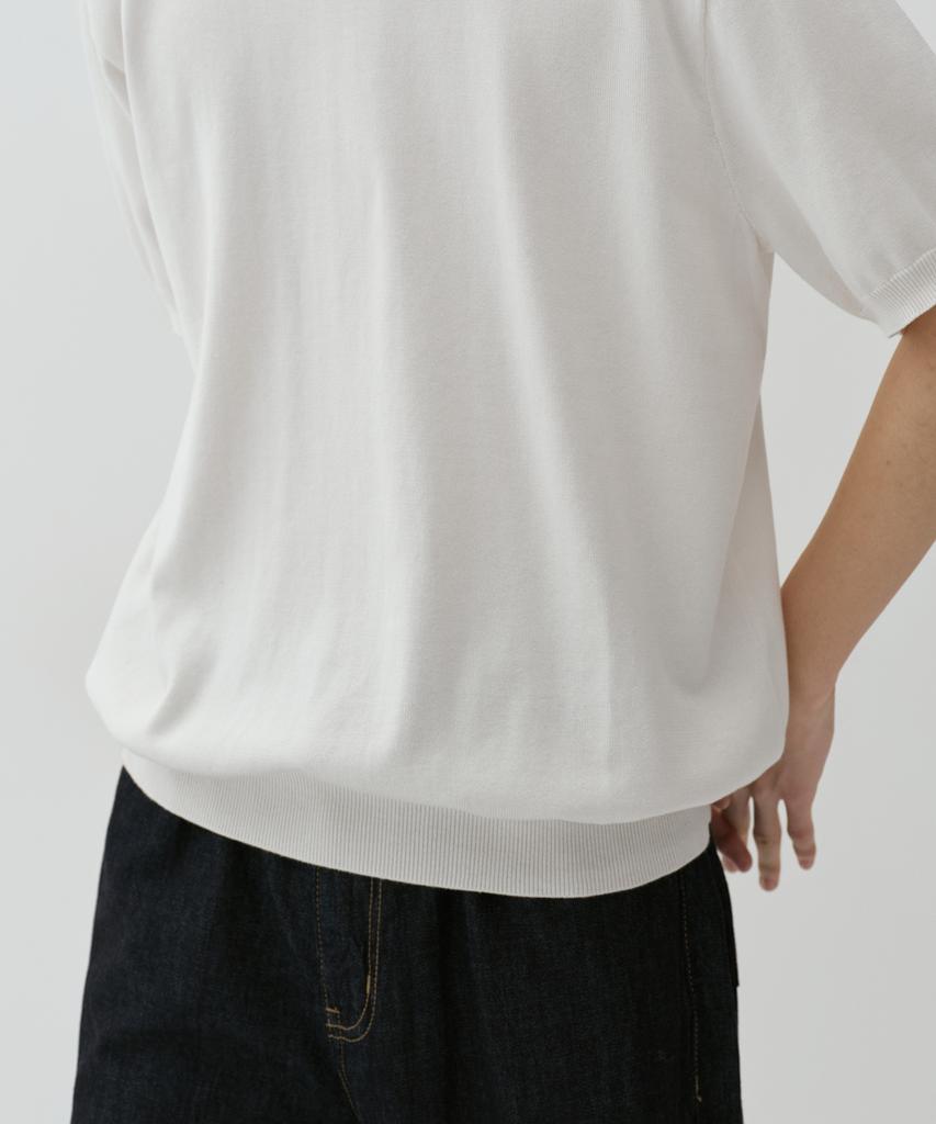 MUSINSA STANDARD Washable Supima Cotton Crew Neck Short Sleeve Knit [Ivory]