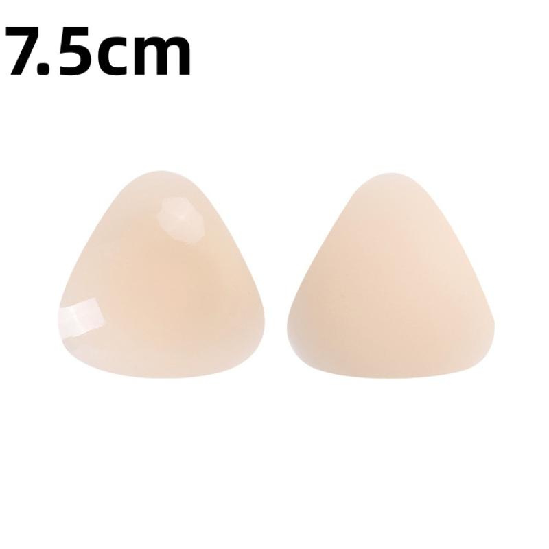 

1 пара нагрудных подушечек Набор бикини Пуш-ап с подкладкой Купальник Женский Купальник Силиконовый Дышащий Вкладыш для бюстгальтера Накладки на соски A1