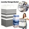 Foldable Laundry Basket Waterproof Large Capacity Toy Storage Organizer Washable Moisture-proof Laundry Storage Bucket